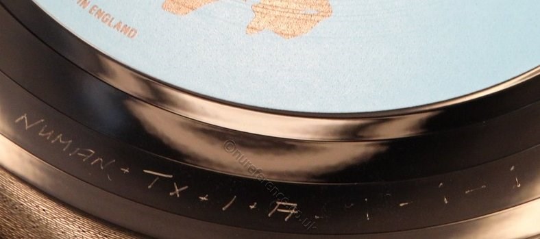 NUMANTX 'A' Label
