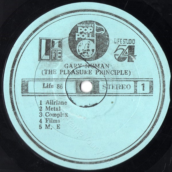 Life 86 'A' Sid Label.
