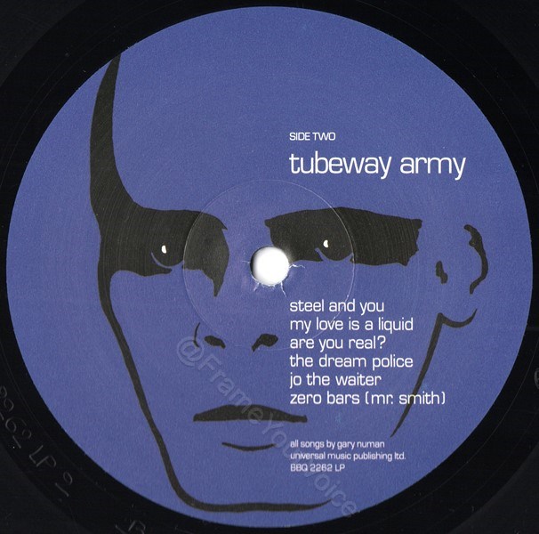 BBQ2262 LP B Side Label.