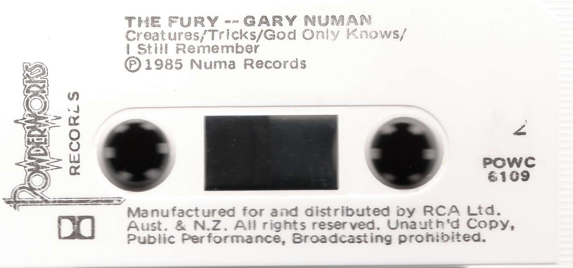 POWC 6109 Side 2 Cassette.