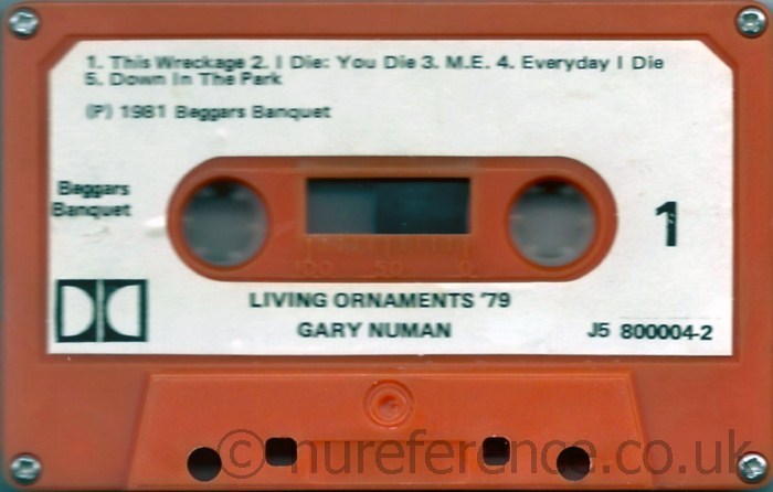 J5 800004 '80 A Side Label.