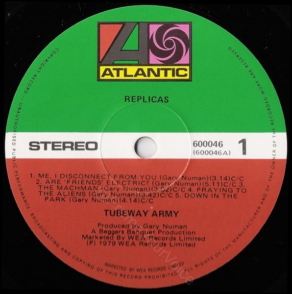 600046 'A' Side Label