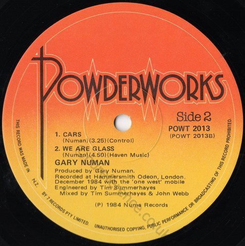 POWT 2013 B Side Label.