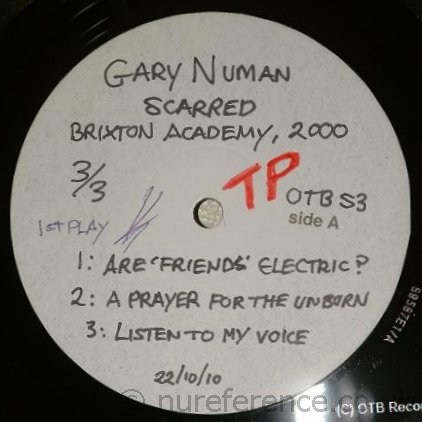 OTB S3 Test Pressing 'A' Label — Kevin Spencer