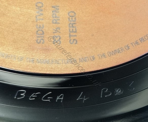 BEGA 4 'B' Side Matrix