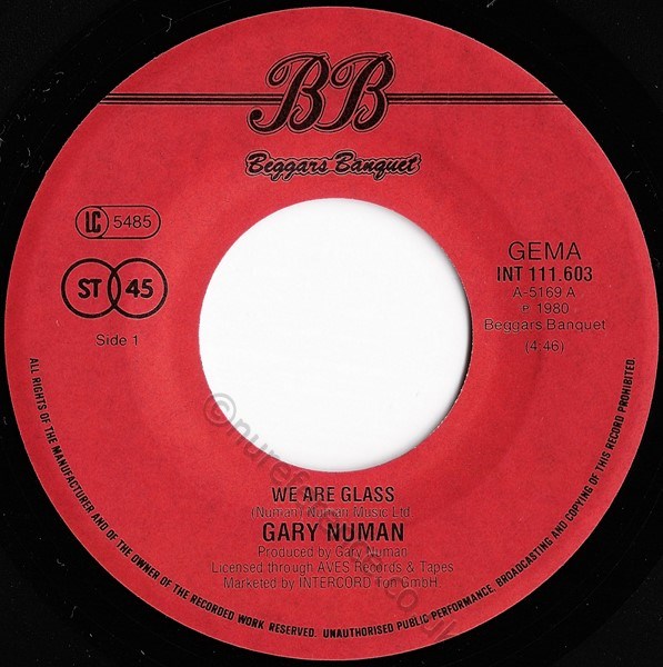 INT 111.603 A Side Label.