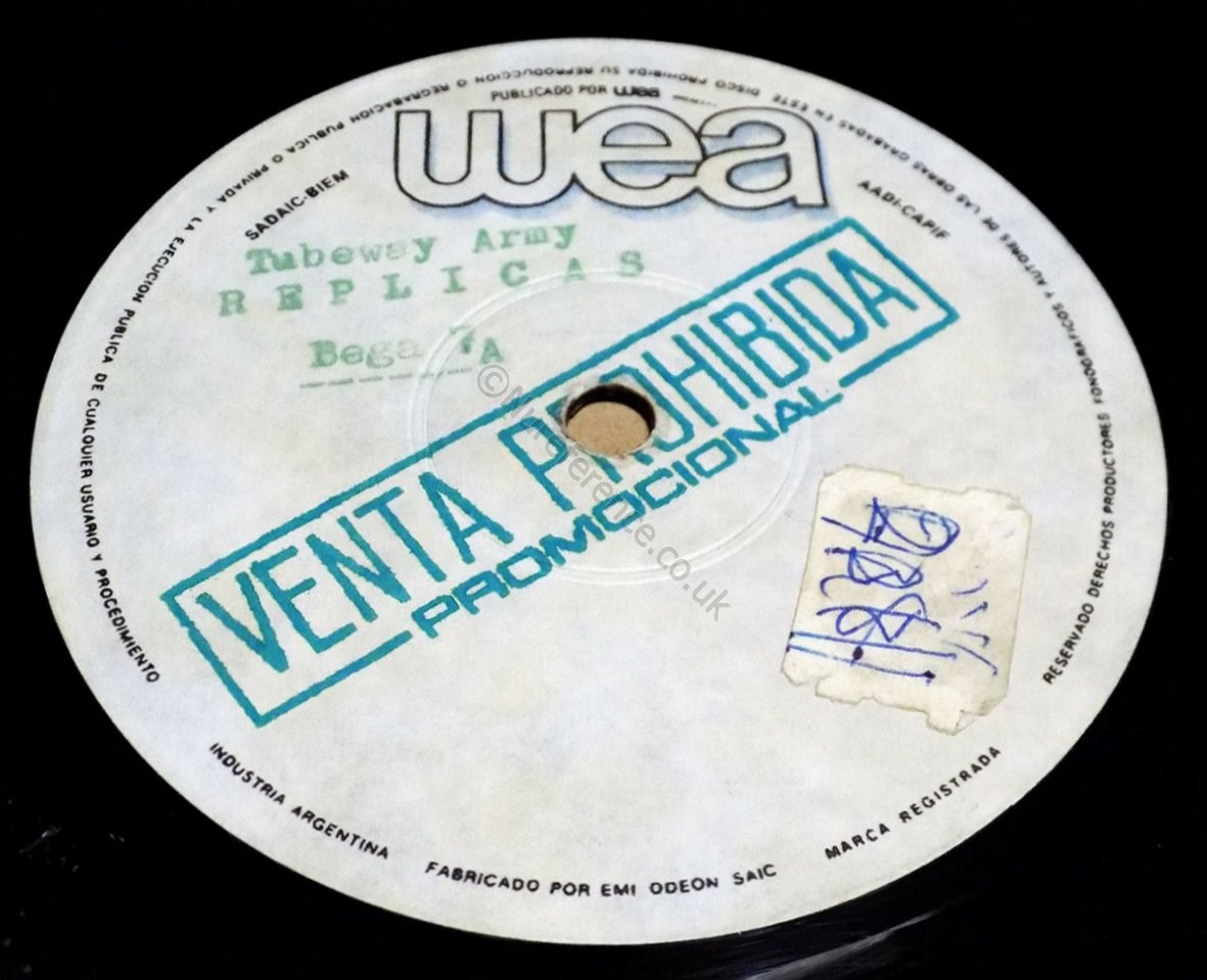208770 Test Pressing 'A' Label.