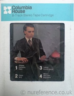 TP 38-120 8 Track Cartridge Cover