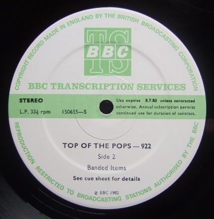 'B' Label