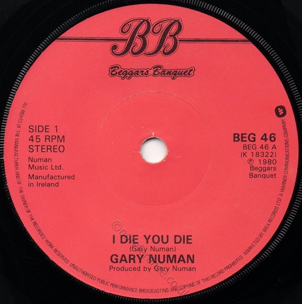 BEG 46 A side Label.