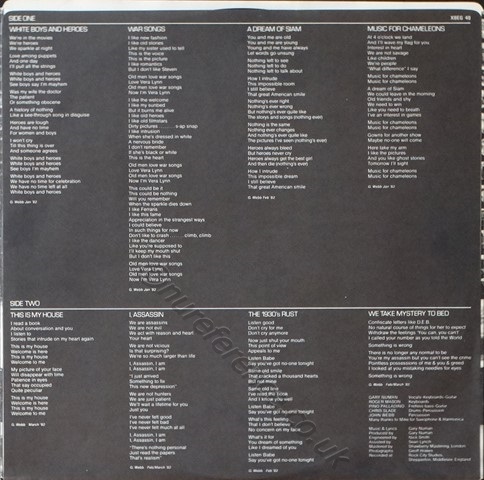XBEG 40 Inner Lyrics.