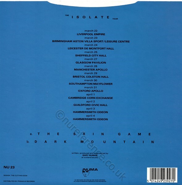NU 23 Back Cover