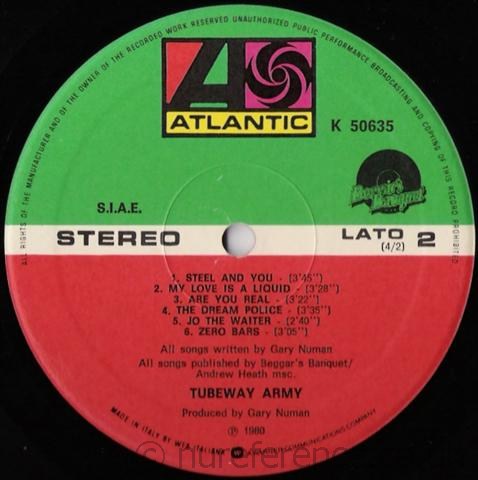 K 50635 'B' Side Label.