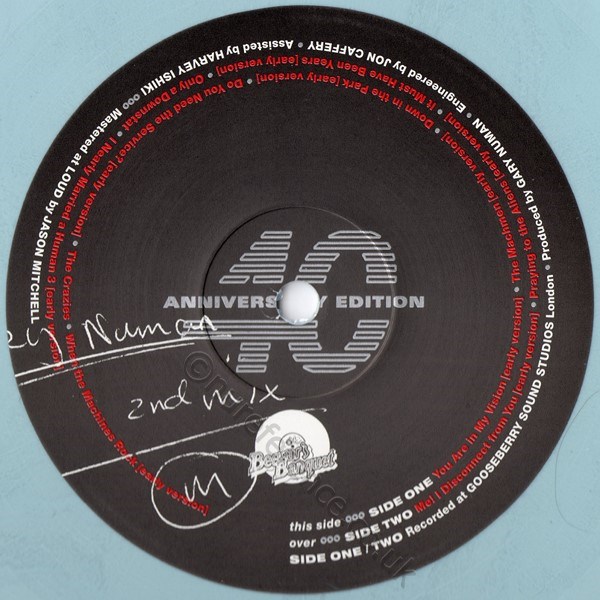 BBQ 2159 LP A Side Label.