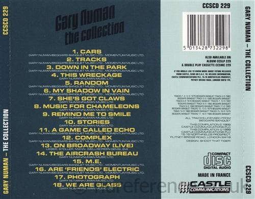 CCSCD 229 Back Cover. (Micheal Shiels)