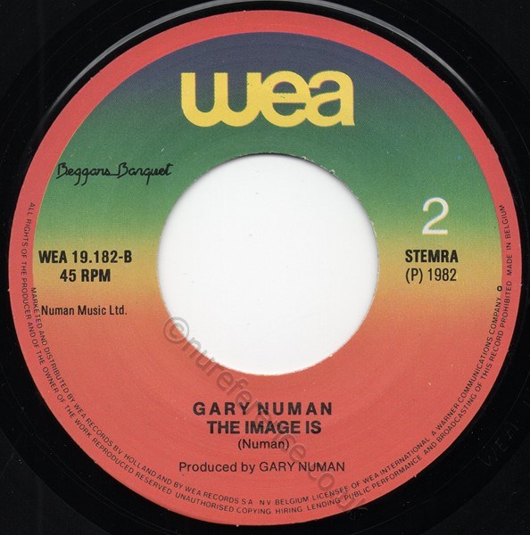 WEA 19.182 B Side Label.