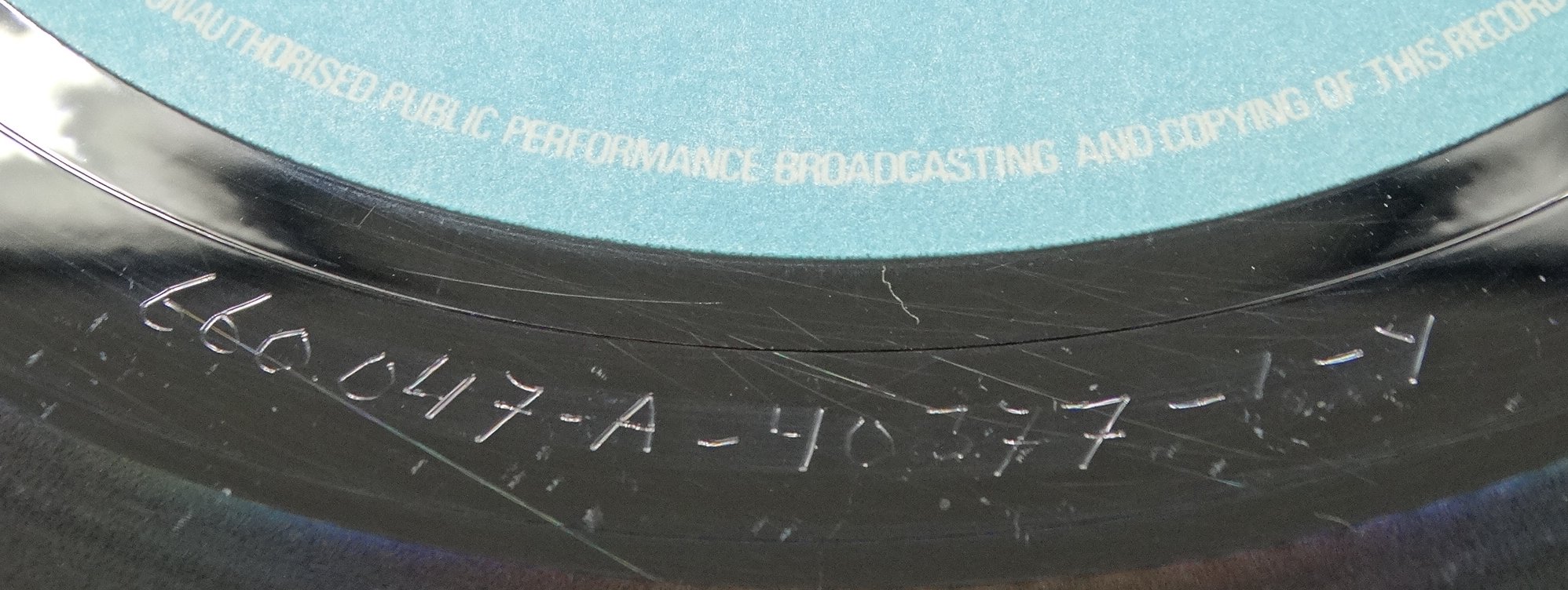660.047 A side Matrix [Blue/white label].
