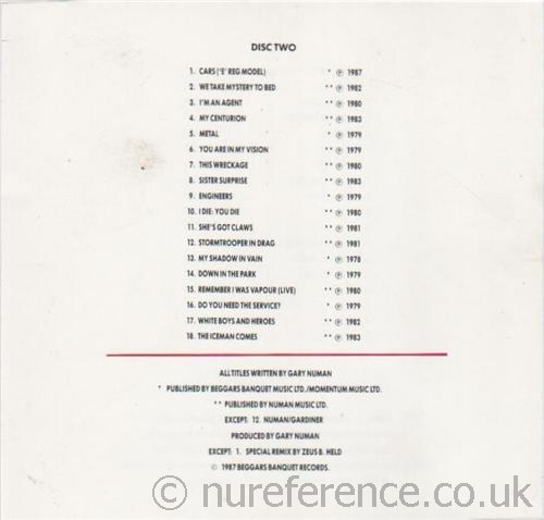 BEGA 88 CD Inner 2. (John Hayes)