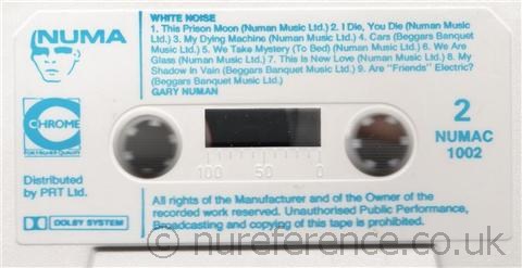 NUMAC 1002 B Side Label