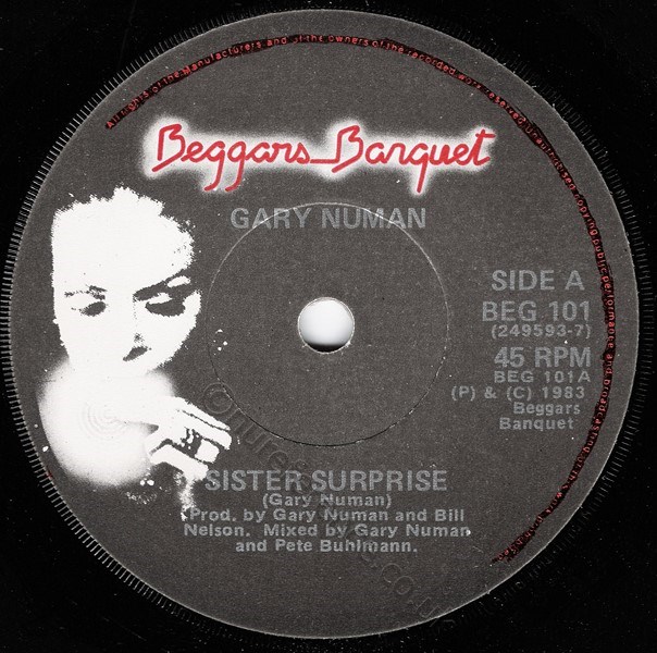 BEG 101 A Side Label.