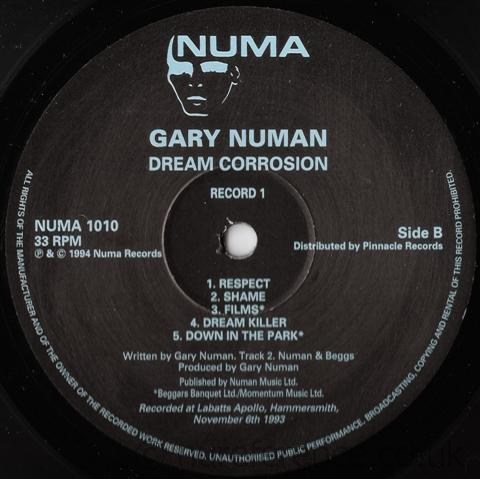 NUMA 1010 Disc 1 Side 2