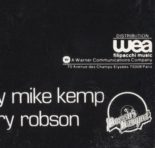 458 23 'B' Side Label.