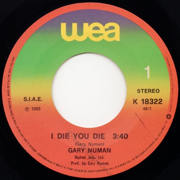K 18322 A side Label.