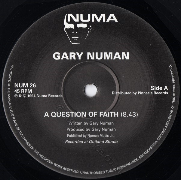 NUM 26 A Side Label