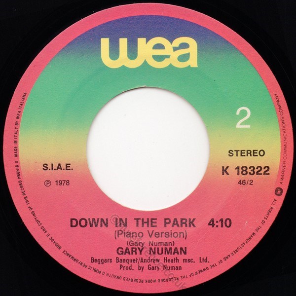 K 18322 B Alturnate B side Label.
