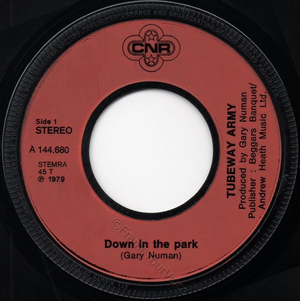 144.680 CNR Red 'A' Side Label.