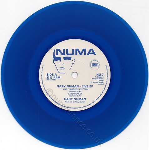 NU 7 Blue Vinyl A Side Vinyl