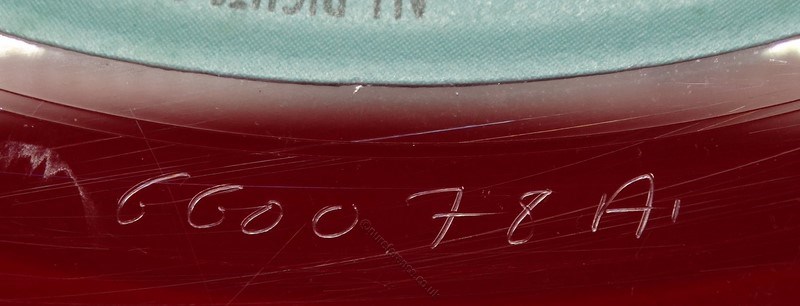 660.049 'A' Side Blue/Black Font Label.