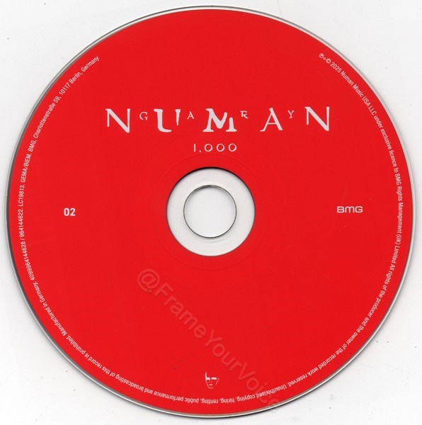 CD B side Label.