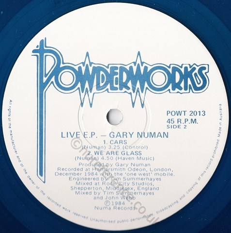 POWT 2013 B Side Label.