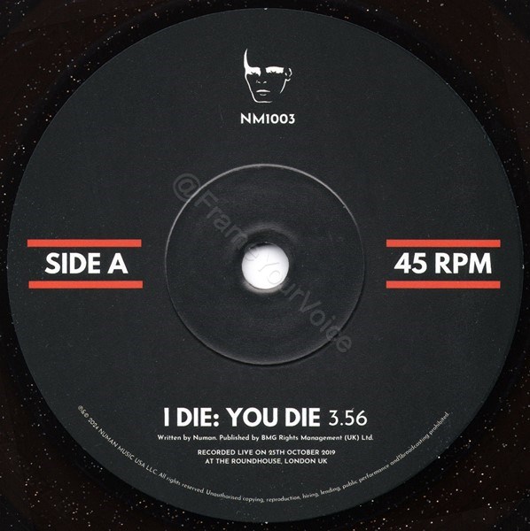 NMl003 'A' Side Label.