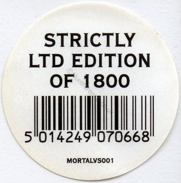 MORTALVS001 Picture Disc Sticker