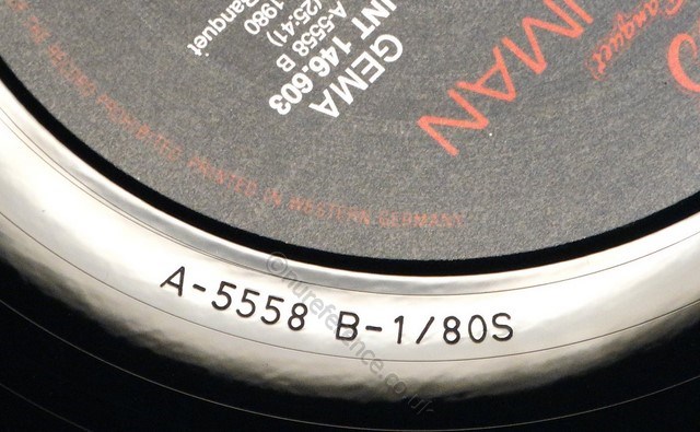 INT 146.603 B Side Matrix.