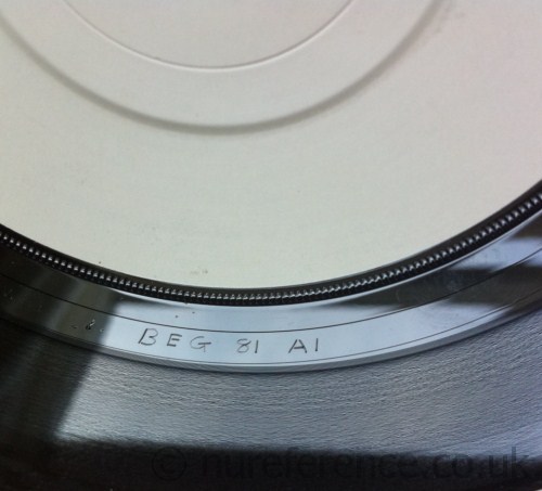 BEG 81 White Label Runout