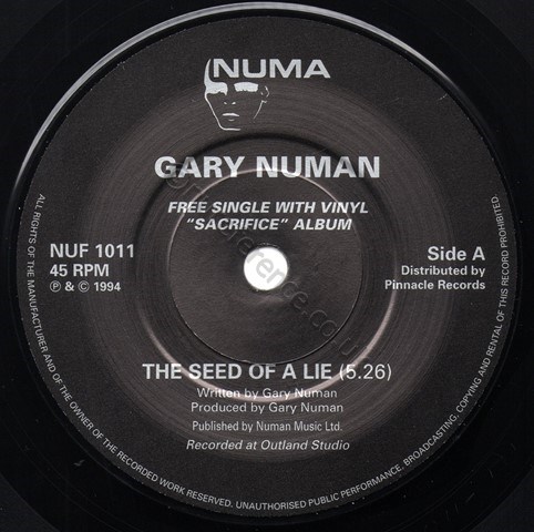 NUF 1011 'A' Side Label