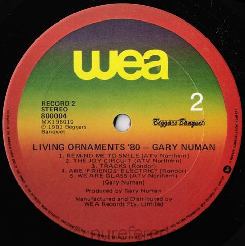 800004 'D' Side Label.