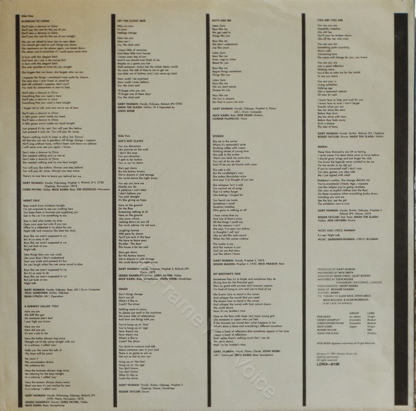 LDWA-6105 Inner Lyrics.