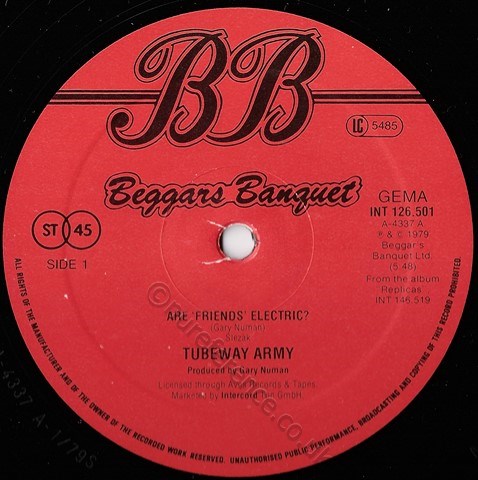 INT 126.501 A side Label.