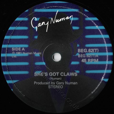BEG 62T A Side Label