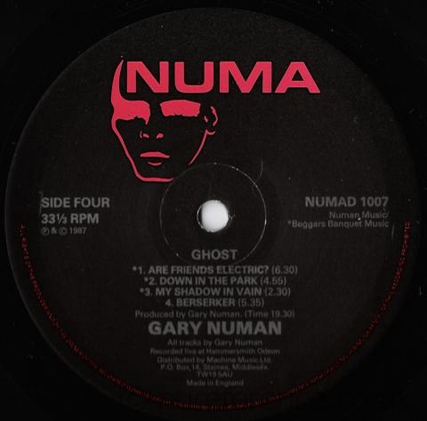 NUMAD 1007 Side 4 Label