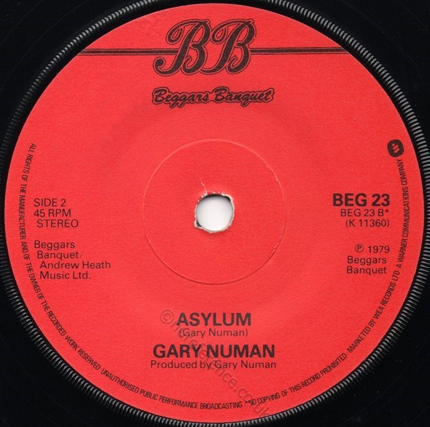 BEG 23 B Side Label Varient