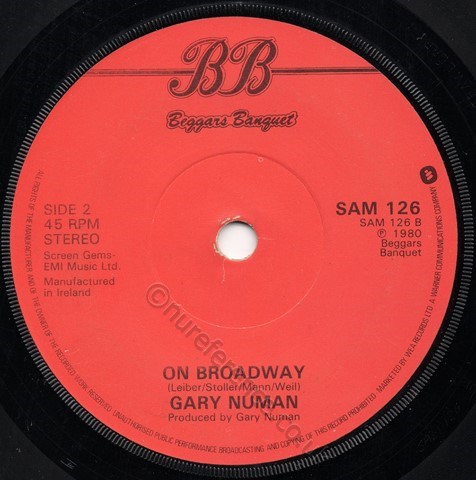 SAM 126 'B' side Label