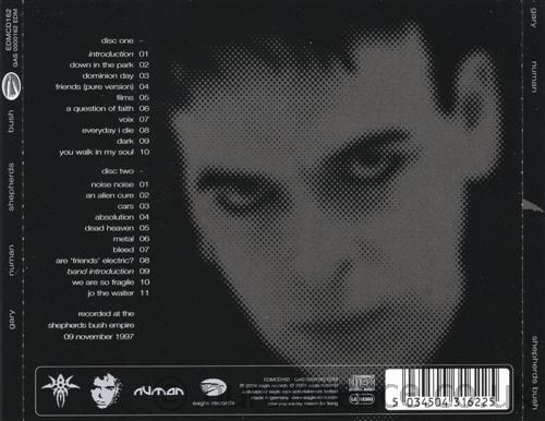 EDMCD162 Back Cover