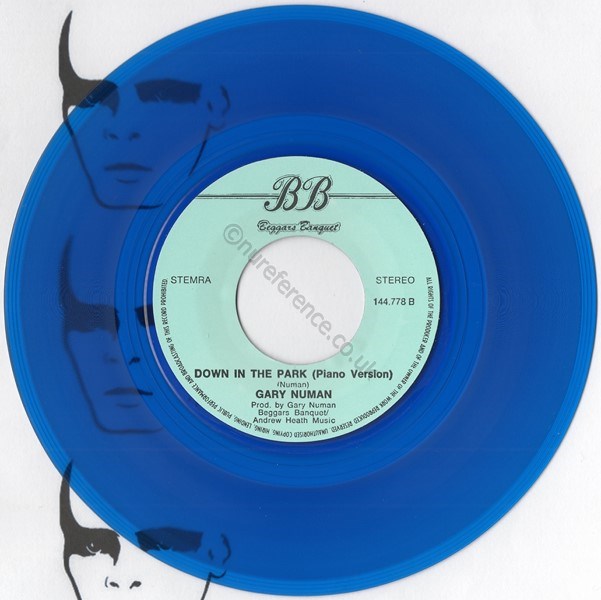 144.778 Clear Blue B Side Vinyl.