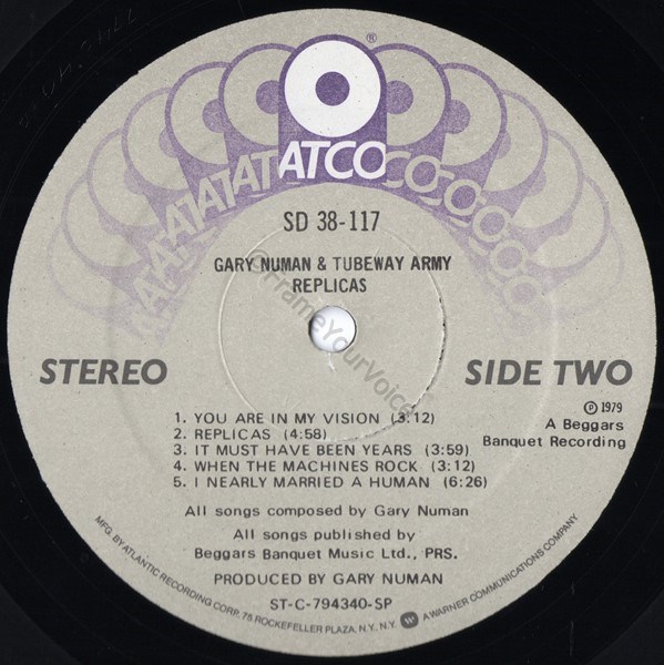 SD 38-117 SP B Label.