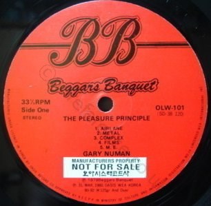 OLW 101 Promo 'A' Side Label
